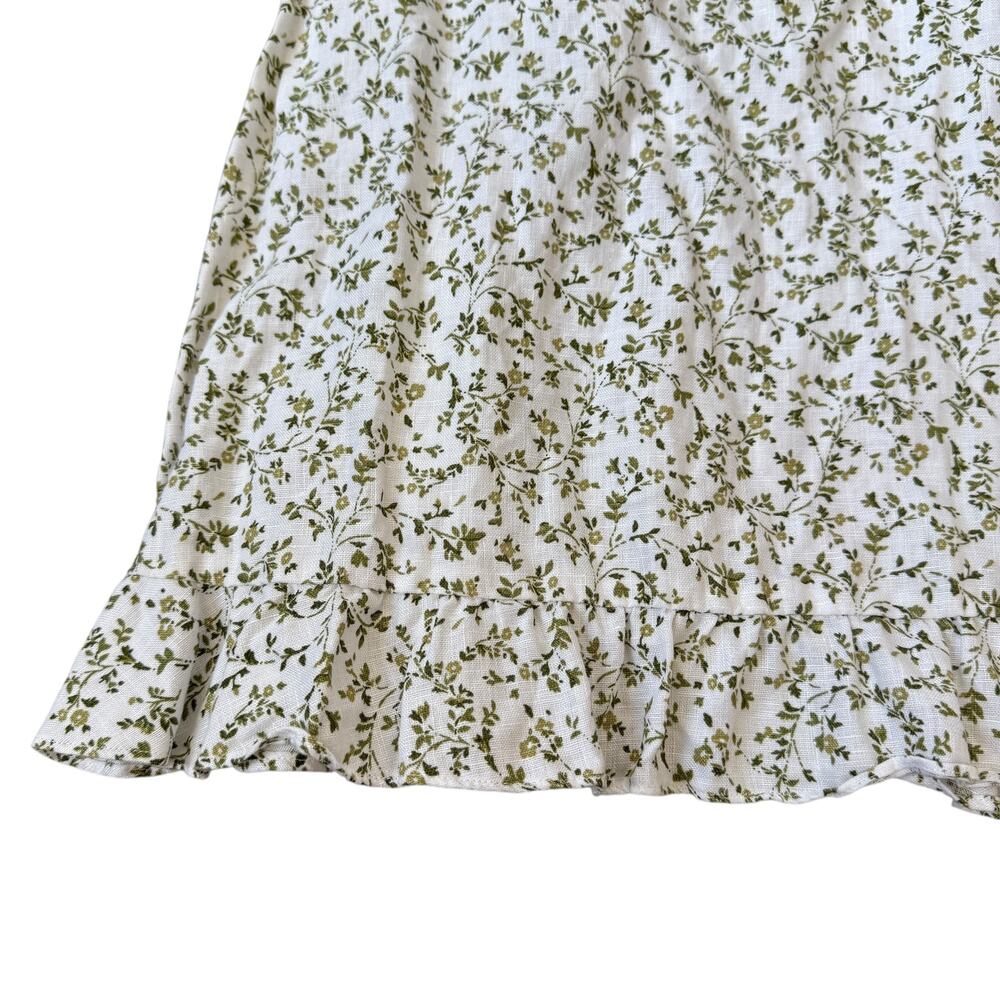 Reformation Desiree Linen Dress Ivy - Picture 7 of 11